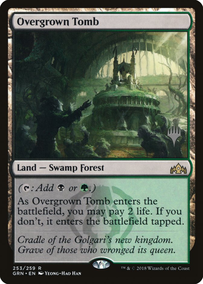 Overgrown Tomb (Promo Pack) [Guilds of Ravnica Promos] | Gear Gaming Bentonville