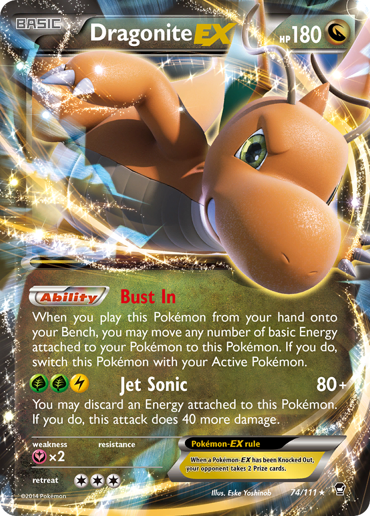 Dragonite EX (74/111) [XY: Furious Fists] | Gear Gaming Bentonville