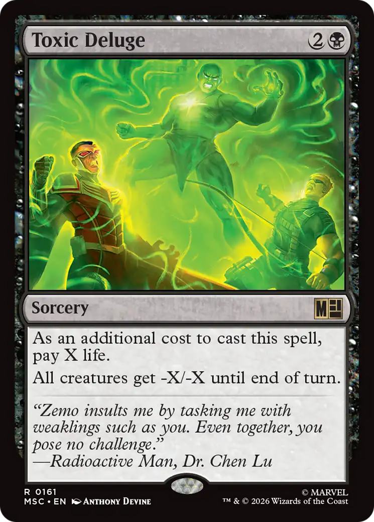 Toxic Deluge (Surge Foil) [Marvel Super Heroes Commander] | Gear Gaming Bentonville