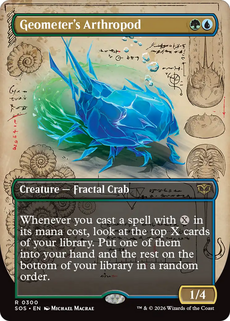 Geometer's Arthropod (Borderless) [Secrets of Strixhaven] | Gear Gaming Bentonville