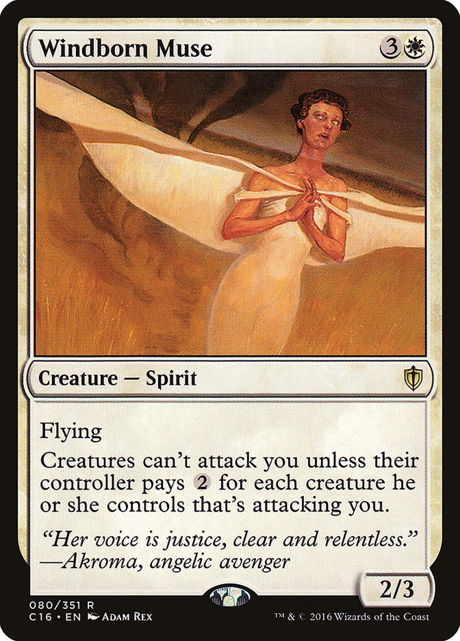 Windborn Muse [Commander 2016] | Gear Gaming Bentonville