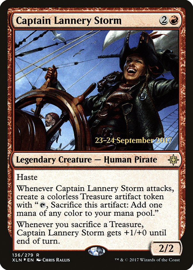 Captain Lannery Storm [Ixalan Prerelease Promos] | Gear Gaming Bentonville