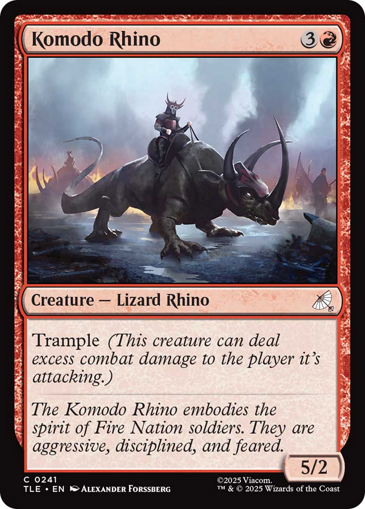 Komodo Rhino [Avatar: The Last Airbender: Eternal-Legal] | Gear Gaming Bentonville