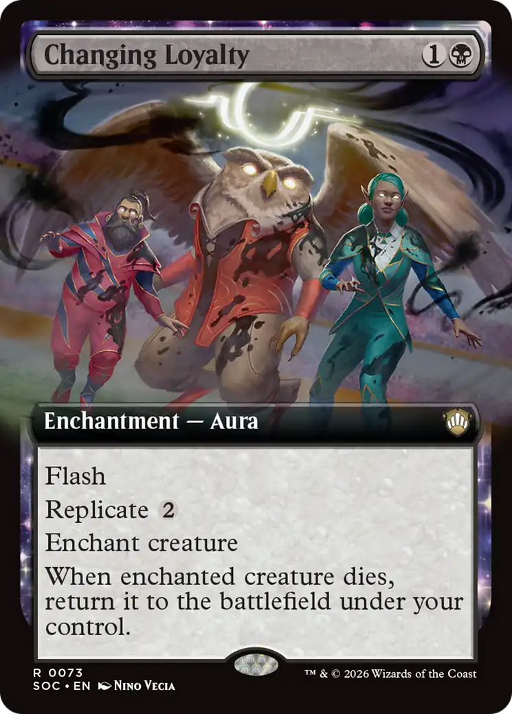Changing Loyalty (Extended Art) [Secrets of Strixhaven Commander] | Gear Gaming Bentonville