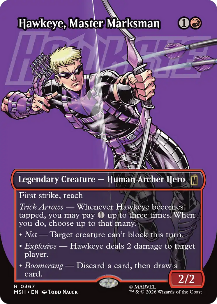 Hawkeye, Master Marksman (Borderless) [Marvel Super Heroes] | Gear Gaming Bentonville