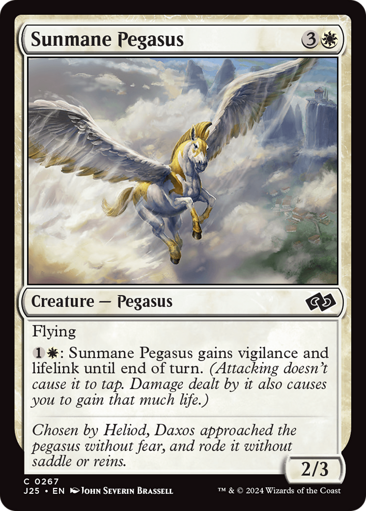 Sunmane Pegasus [Foundations Jumpstart] | Gear Gaming Bentonville