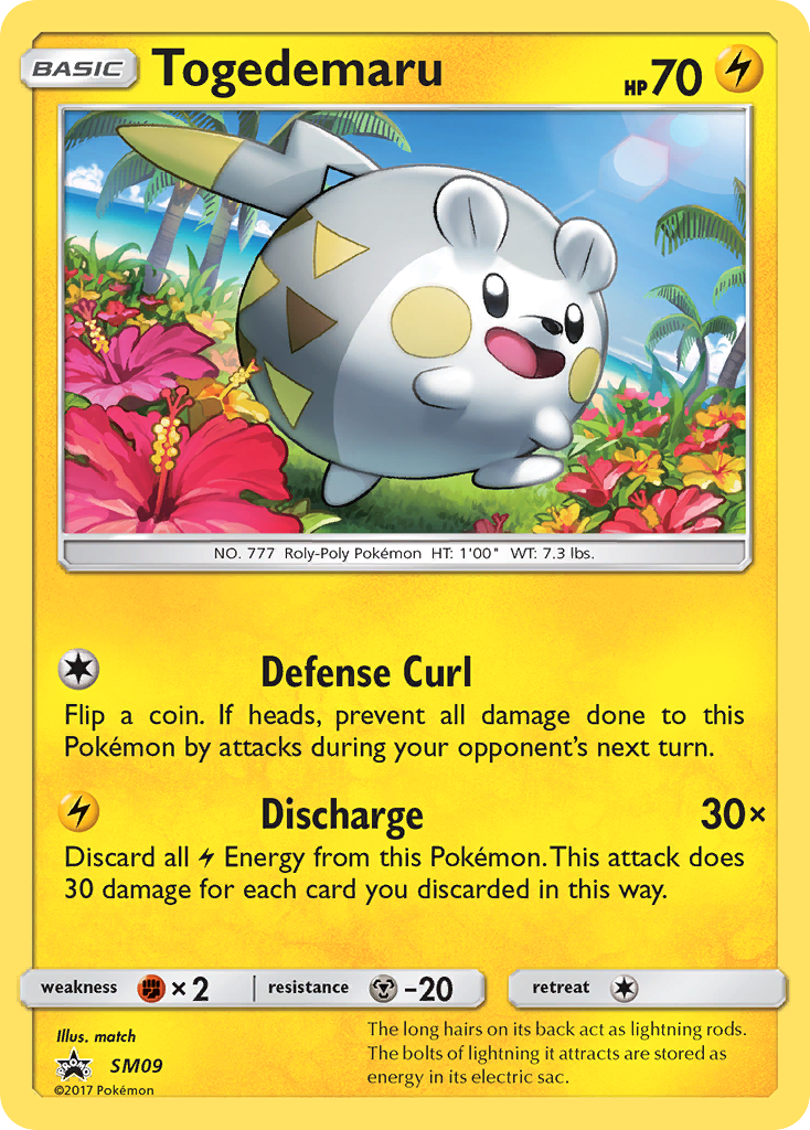 Togedemaru (SM09) [Sun & Moon: Black Star Promos] | Gear Gaming Bentonville