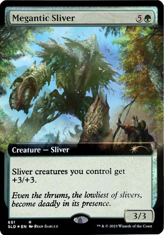 Megantic Sliver (Extended Art) [Secret Lair Drop Promos] | Gear Gaming Bentonville