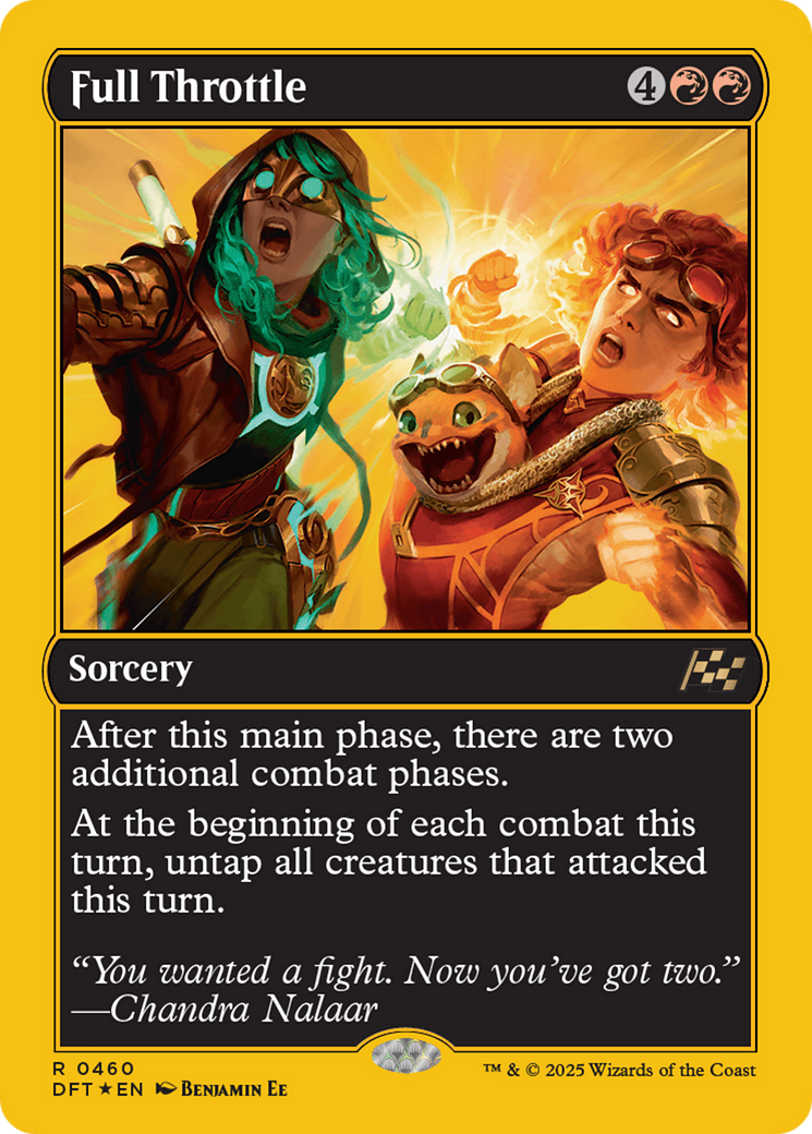 Full Throttle (First-Place Foil) [Aetherdrift] | Gear Gaming Bentonville