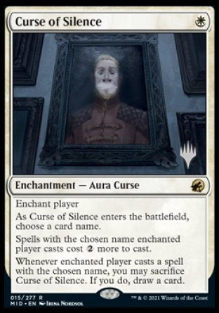 Curse of Silence (Promo Pack) [Innistrad: Midnight Hunt Promos] | Gear Gaming Bentonville