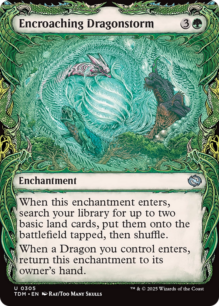 Encroaching Dragonstorm (Showcase) [Tarkir: Dragonstorm] | Gear Gaming Bentonville