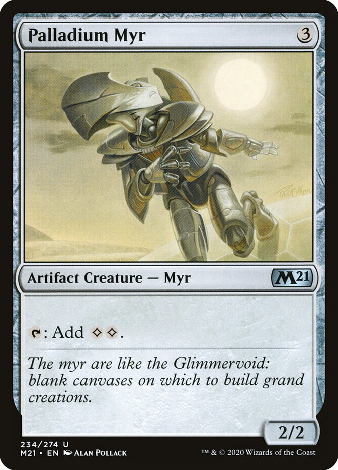 Palladium Myr [Core Set 2021] | Gear Gaming Bentonville