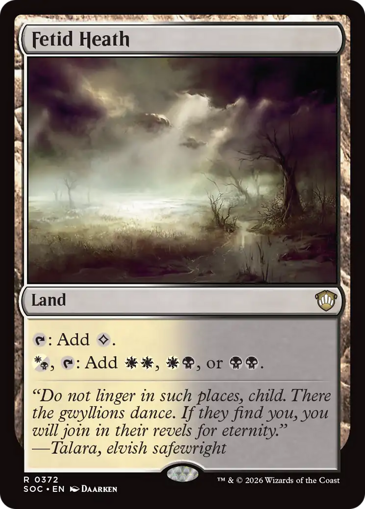 Fetid Heath [Secrets of Strixhaven Commander] | Gear Gaming Bentonville