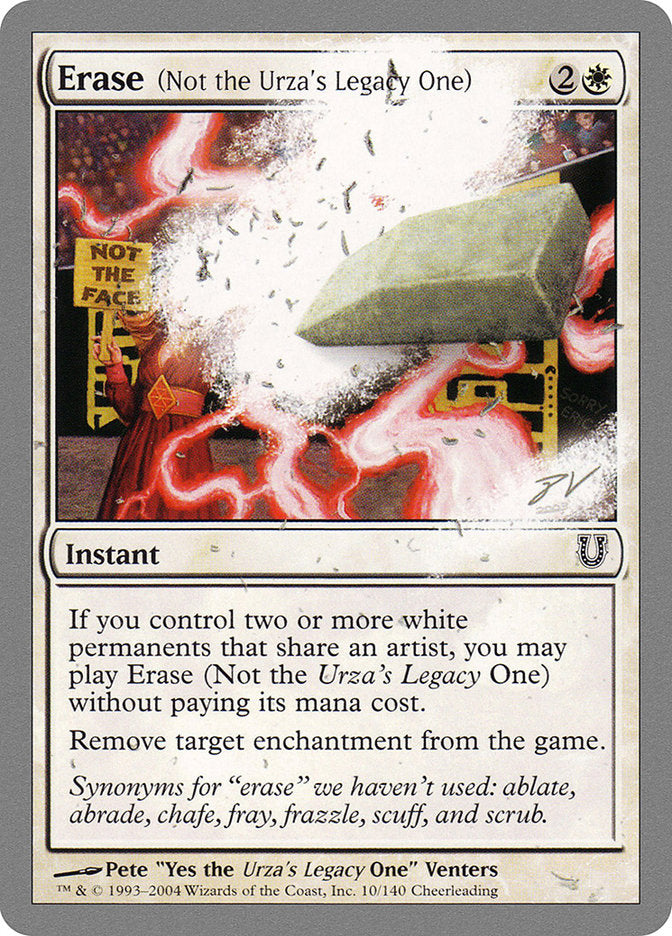 Erase (Not the Urza's Legacy One) [Unhinged] | Gear Gaming Bentonville