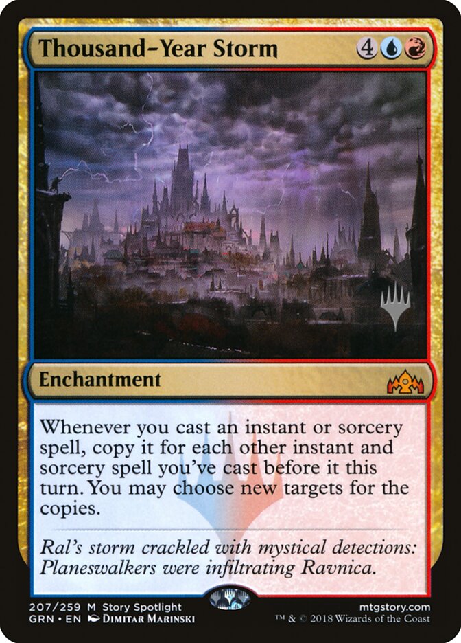 Thousand-Year Storm (Promo Pack) [Guilds of Ravnica Promos] | Gear Gaming Bentonville