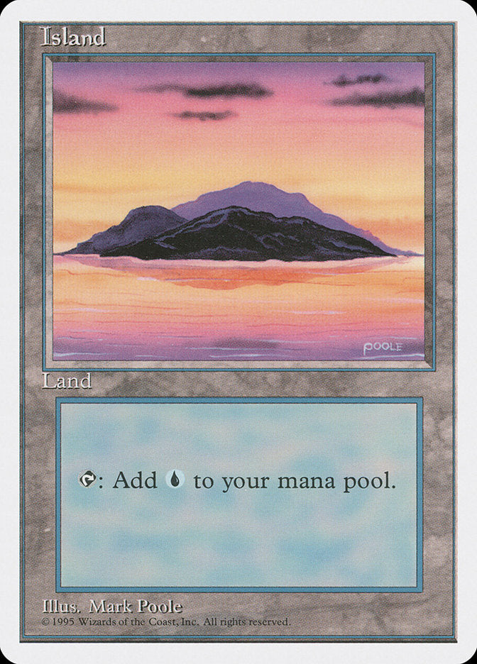 Island (Sunset / Signature on Right) [Fourth Edition] | Gear Gaming Bentonville