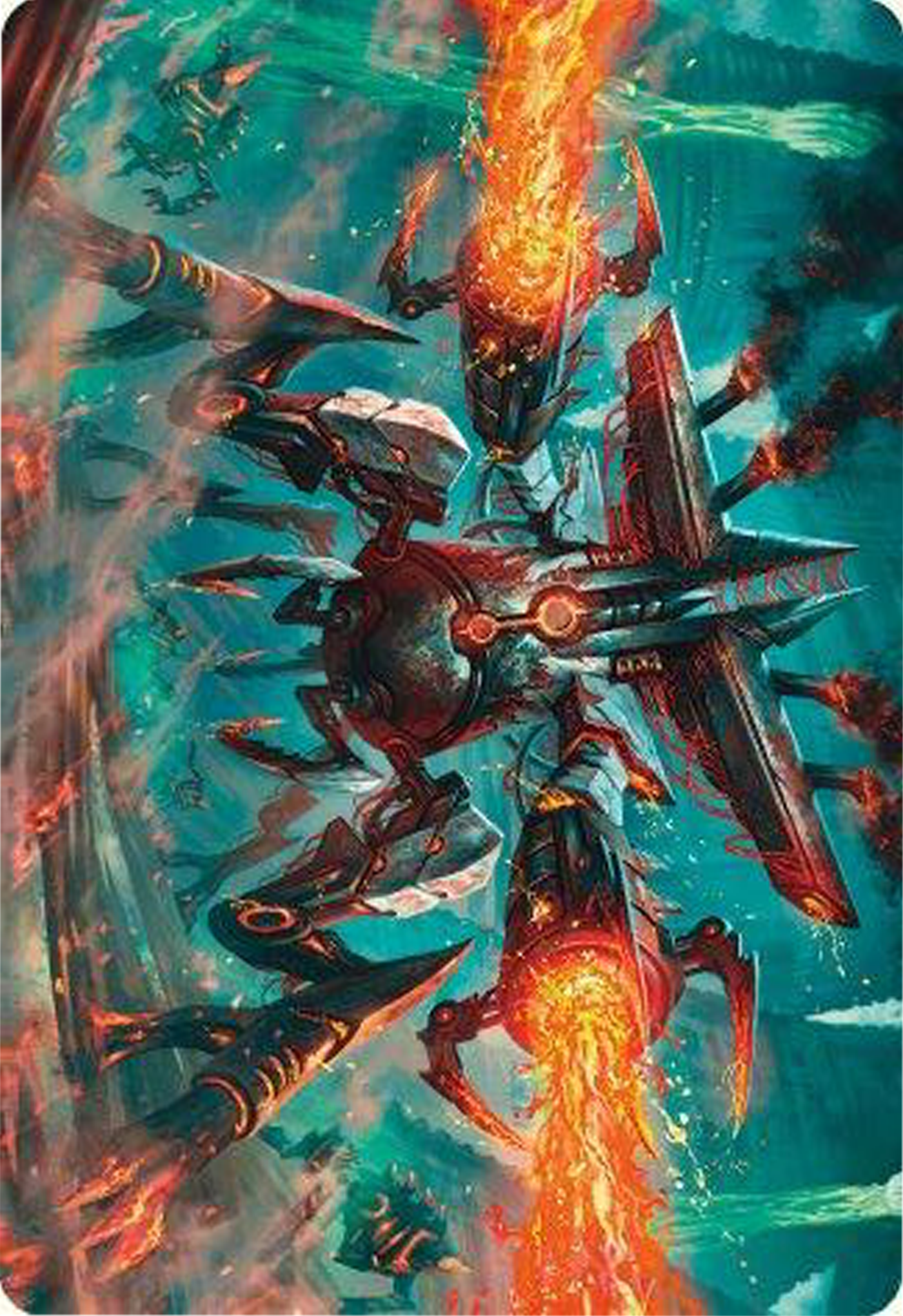 Exterminator Magmarch Art Card [Modern Horizons 3 Art Series] | Gear Gaming Bentonville