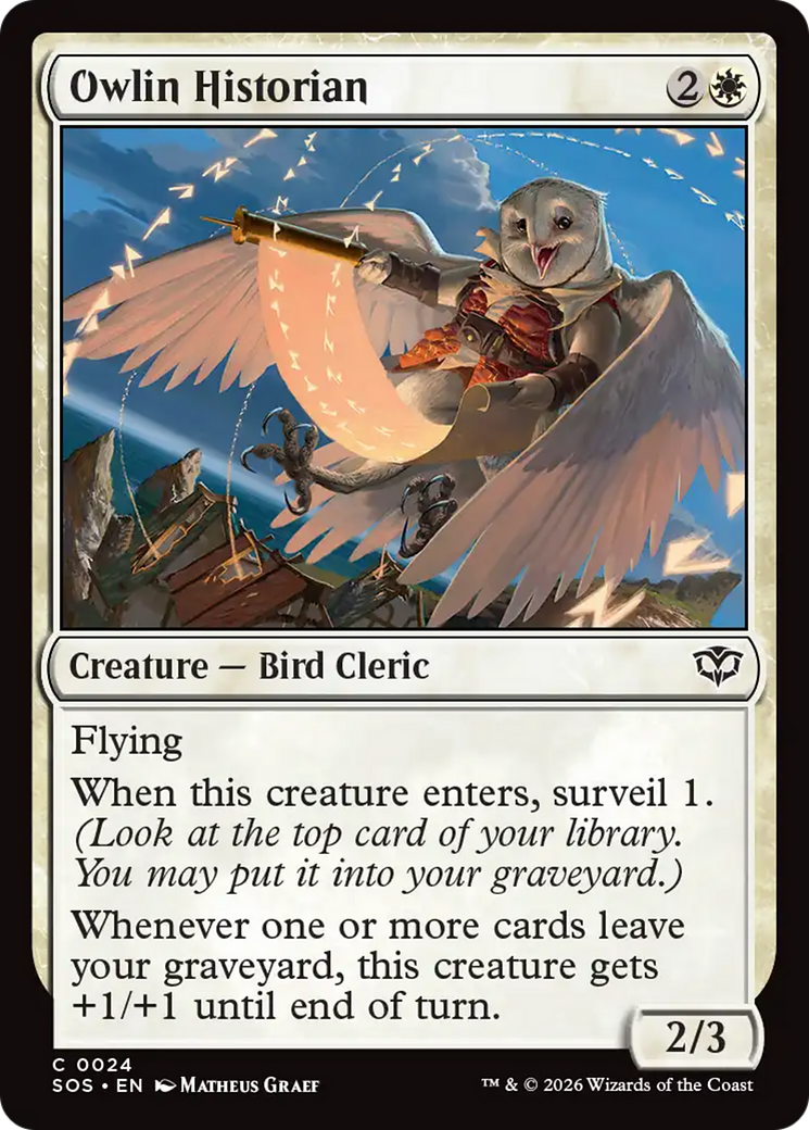 Owlin Historian [Secrets of Strixhaven] | Gear Gaming Bentonville
