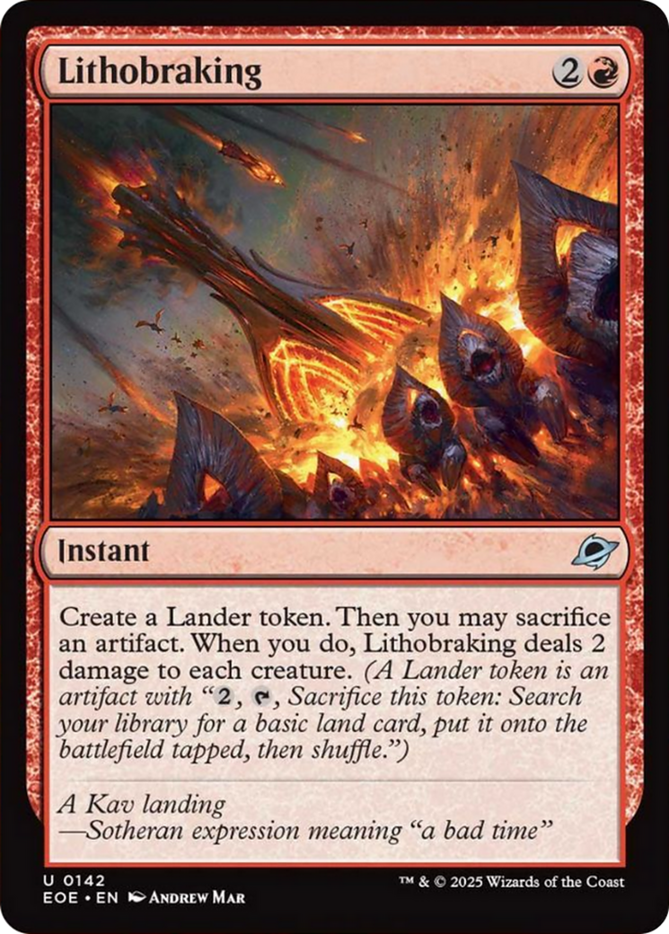 Lithobraking [Edge of Eternities] | Gear Gaming Bentonville