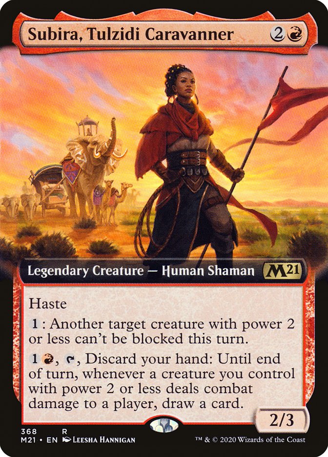Subira, Tulzidi Caravanner (Extended Art) [Core Set 2021] | Gear Gaming Bentonville