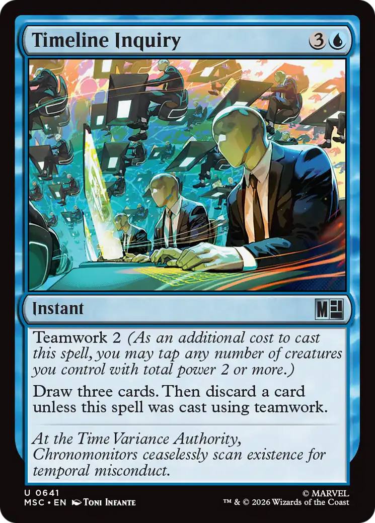Timeline Inquiry [Marvel Super Heroes Commander] | Gear Gaming Bentonville