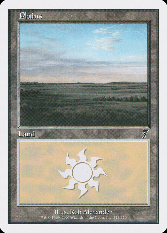 Plains (343) [Seventh Edition] | Gear Gaming Bentonville