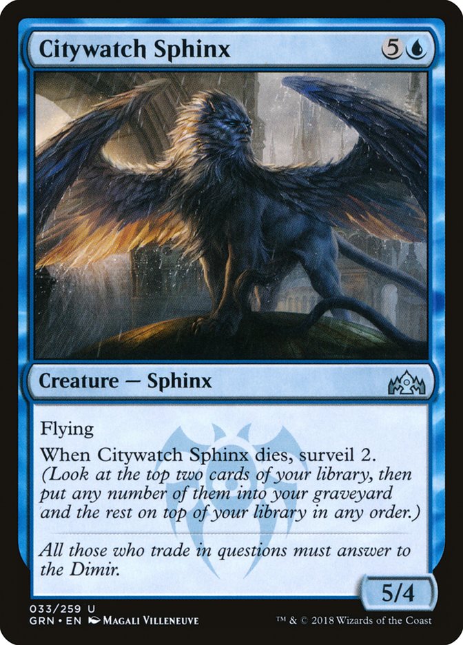 Citywatch Sphinx [Guilds of Ravnica] | Gear Gaming Bentonville