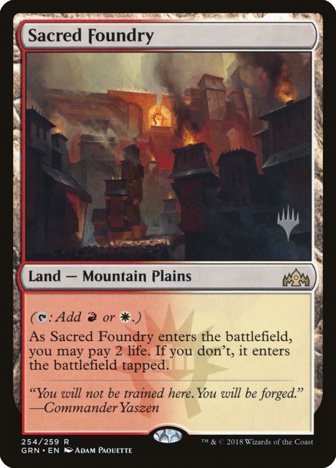 Sacred Foundry (Promo Pack) [Guilds of Ravnica Promos] | Gear Gaming Bentonville