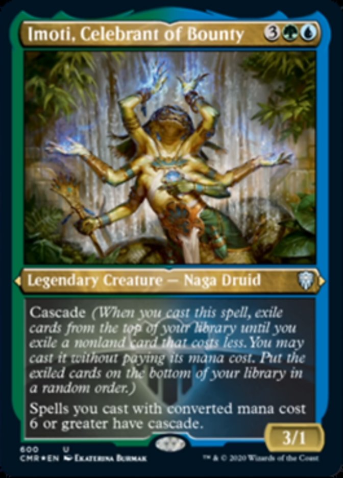 Imoti, Celebrant of Bounty (Etched) [Commander Legends] | Gear Gaming Bentonville