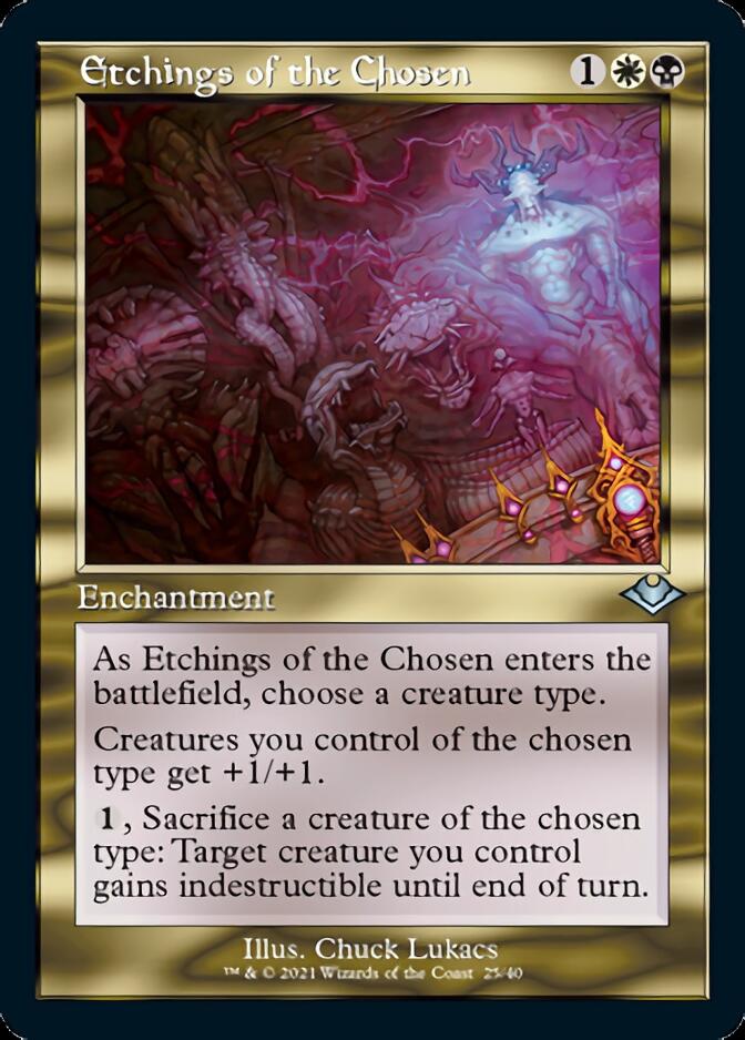 Etchings of the Chosen (Retro Foil Etched) [Modern Horizons] | Gear Gaming Bentonville