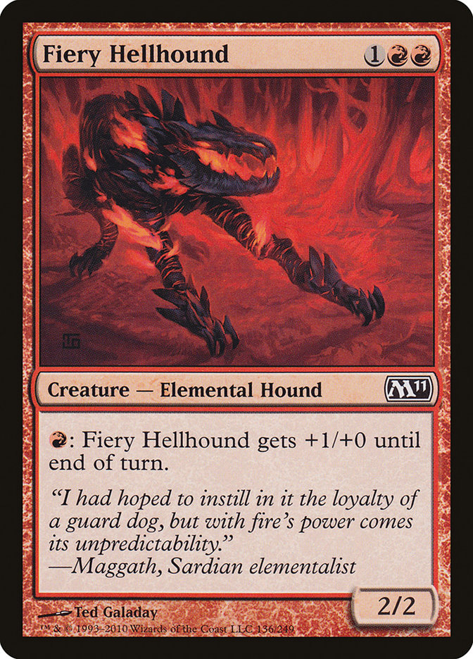 Fiery Hellhound [Magic 2011] | Gear Gaming Bentonville