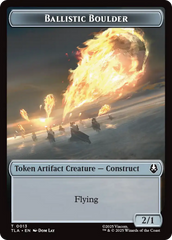 Ballistic Boulder // Food (0019) Double-Sided Token [Avatar: The Last Airbender Tokens] | Gear Gaming Bentonville