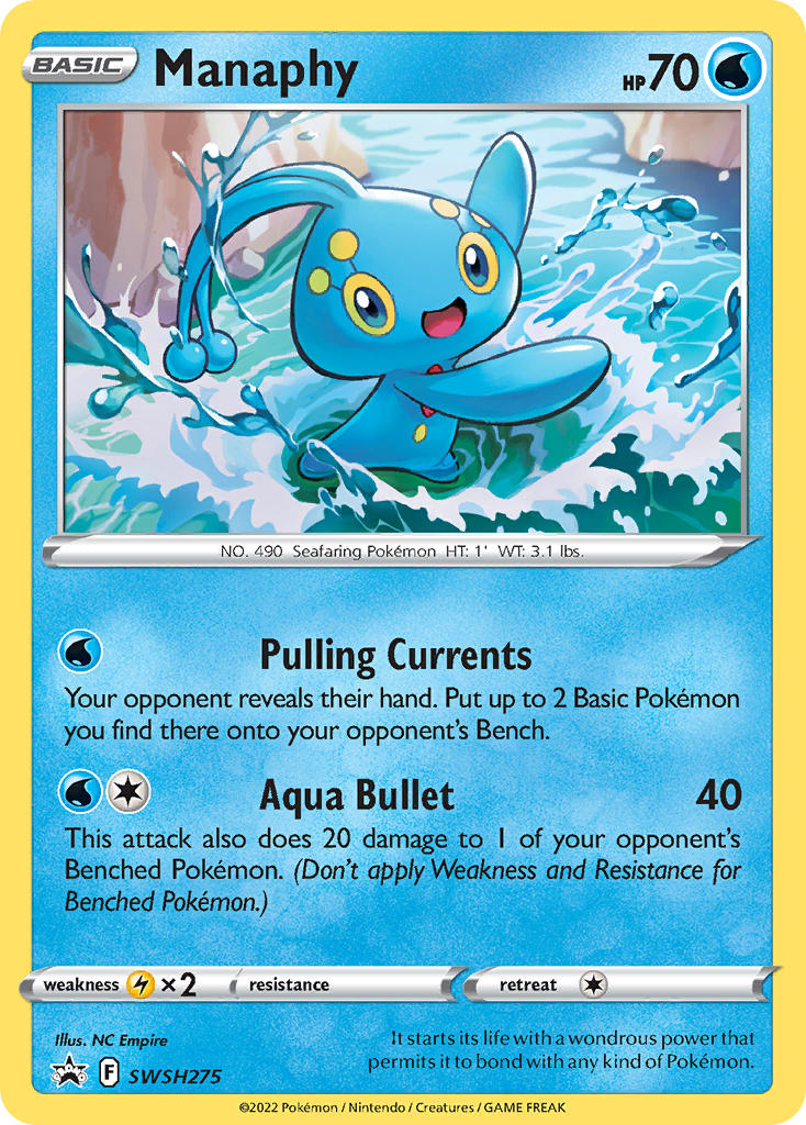 Manaphy (SWSH275) [Sword & Shield: Black Star Promos] | Gear Gaming Bentonville