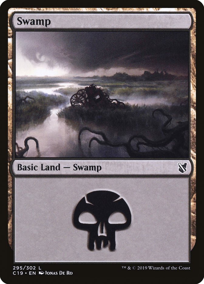 Swamp (295) [Commander 2019] | Gear Gaming Bentonville
