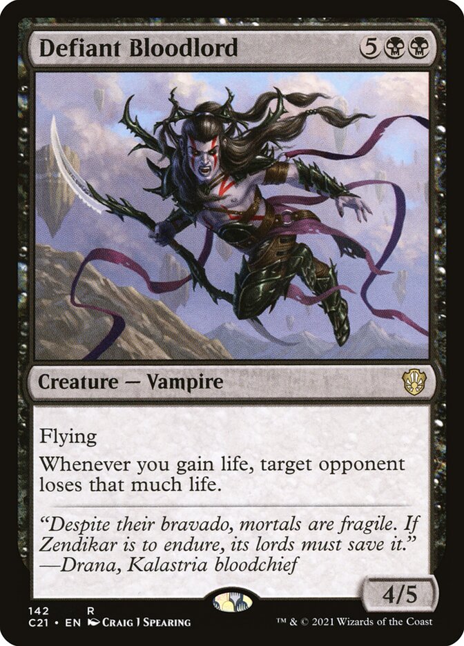 Defiant Bloodlord [Commander 2021] | Gear Gaming Bentonville