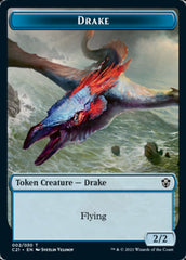 Drake // Elemental (002) Double-Sided Token [Commander 2021 Tokens] | Gear Gaming Bentonville