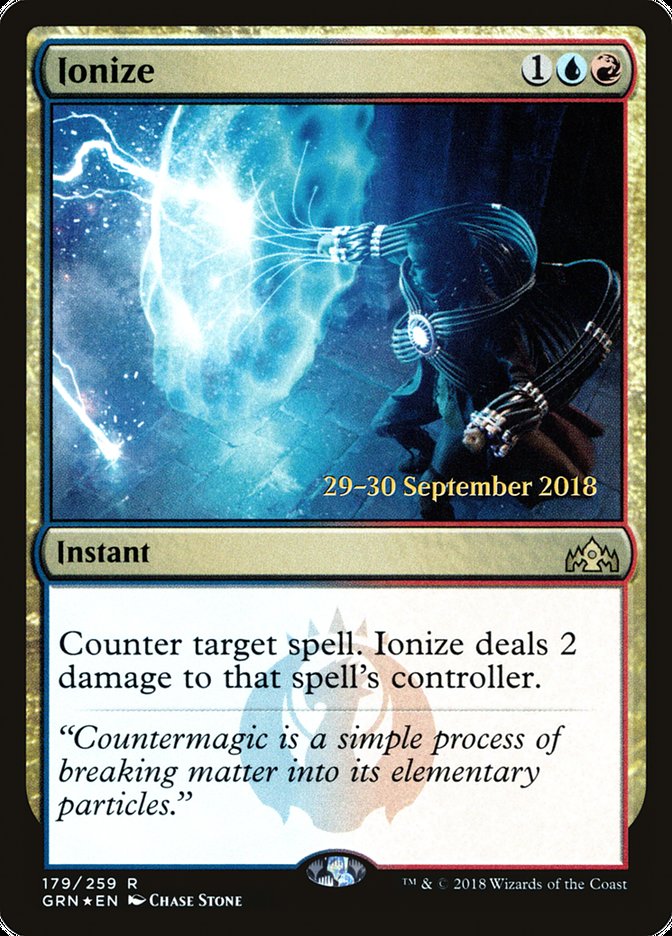 Ionize [Guilds of Ravnica Prerelease Promos] | Gear Gaming Bentonville