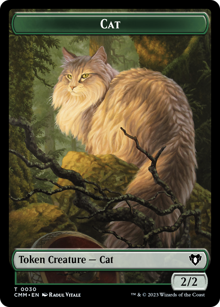 Cat Token (30) [Commander Masters Tokens] | Gear Gaming Bentonville