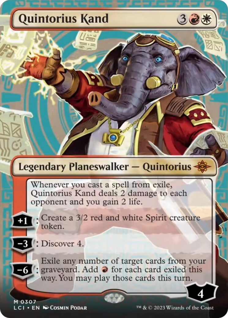 Quintorius Kand (0307) (Borderless) [The Lost Caverns of Ixalan] | Gear Gaming Bentonville