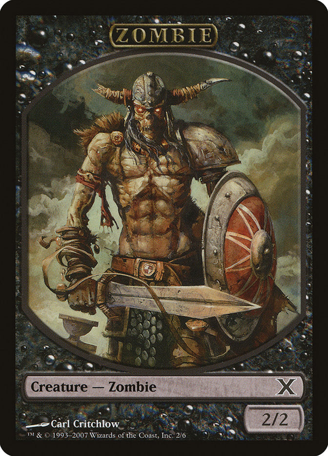 Zombie Token [Tenth Edition Tokens] | Gear Gaming Bentonville