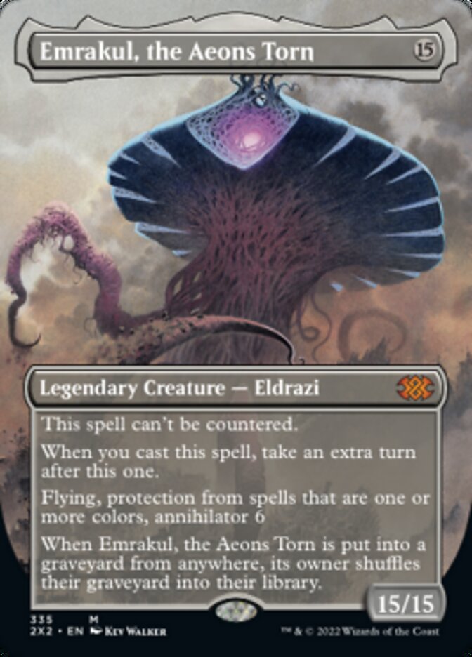 Emrakul, the Aeons Torn (Borderless Alternate Art) [Double Masters 2022] | Gear Gaming Bentonville