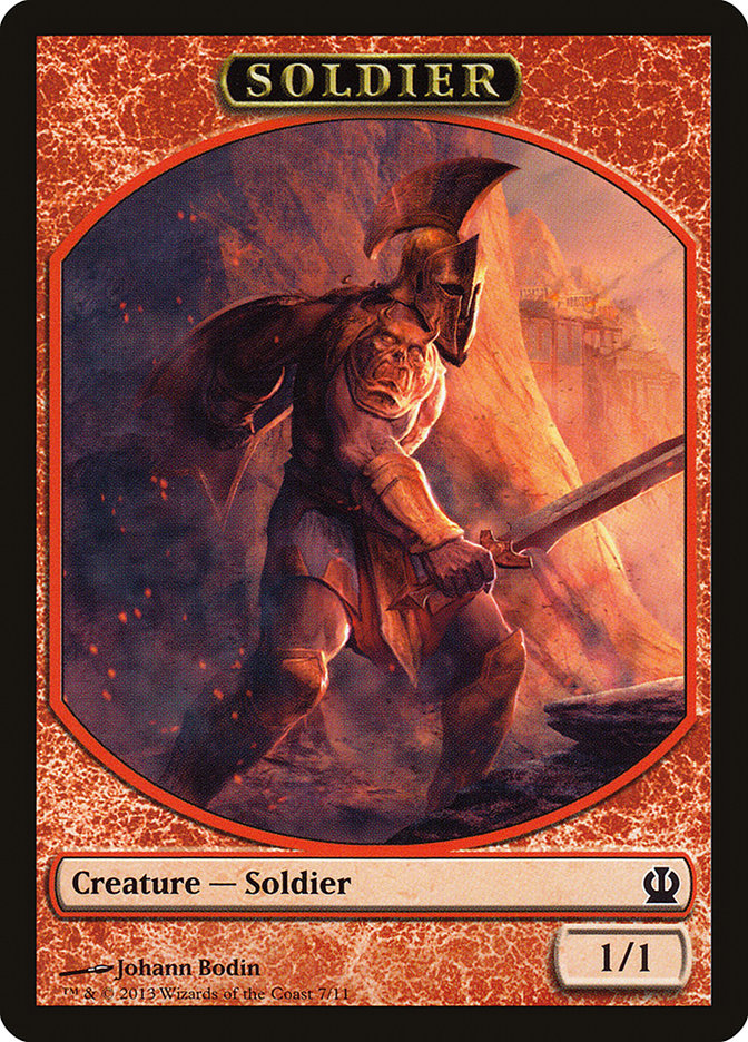 Soldier Token (7/11) [Theros Tokens] | Gear Gaming Bentonville