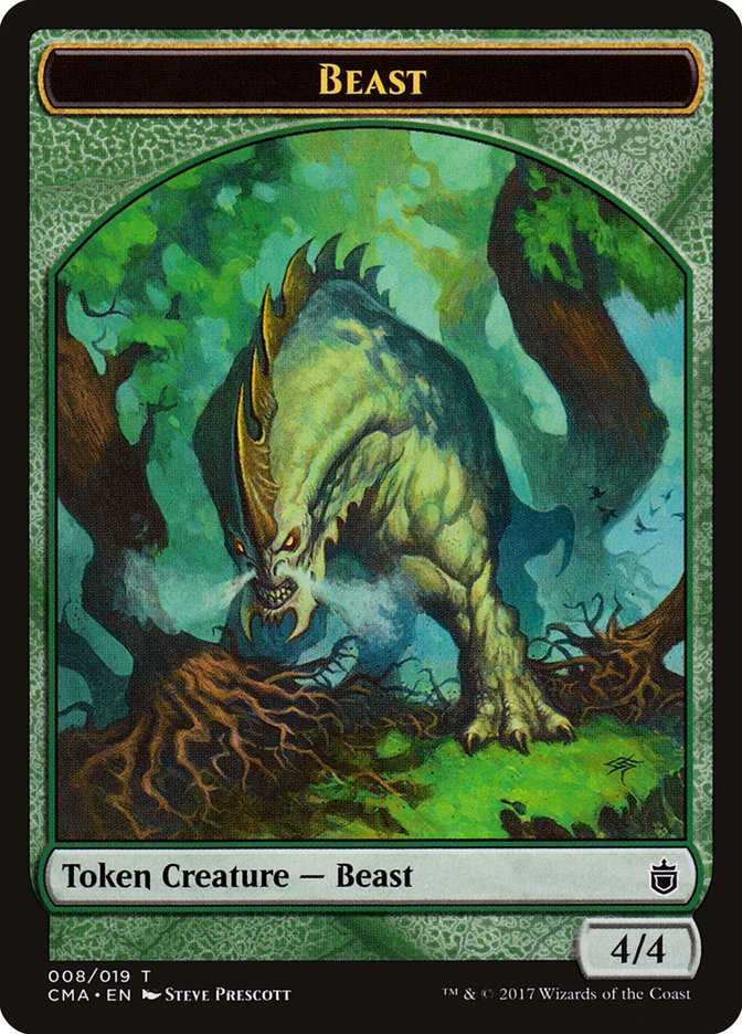 Beast Token (008/019) [Commander Anthology Tokens] | Gear Gaming Bentonville