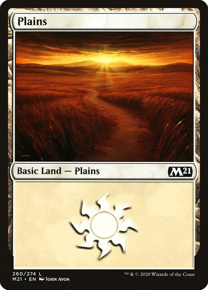 Plains (260) [Core Set 2021] | Gear Gaming Bentonville