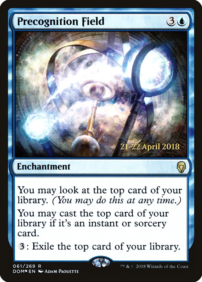 Precognition Field [Dominaria Prerelease Promos] | Gear Gaming Bentonville