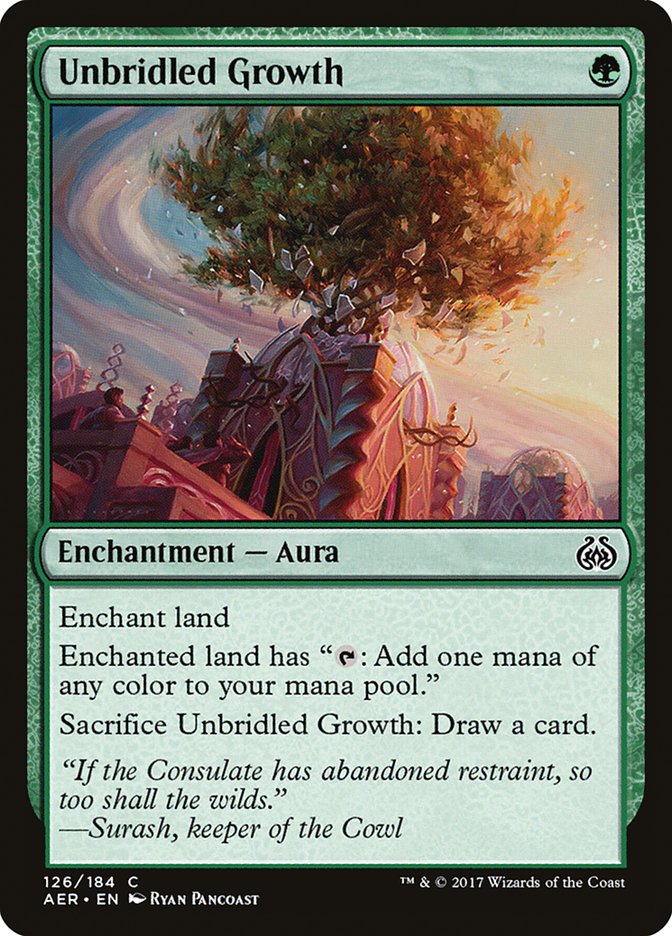 Unbridled Growth [Aether Revolt] | Gear Gaming Bentonville