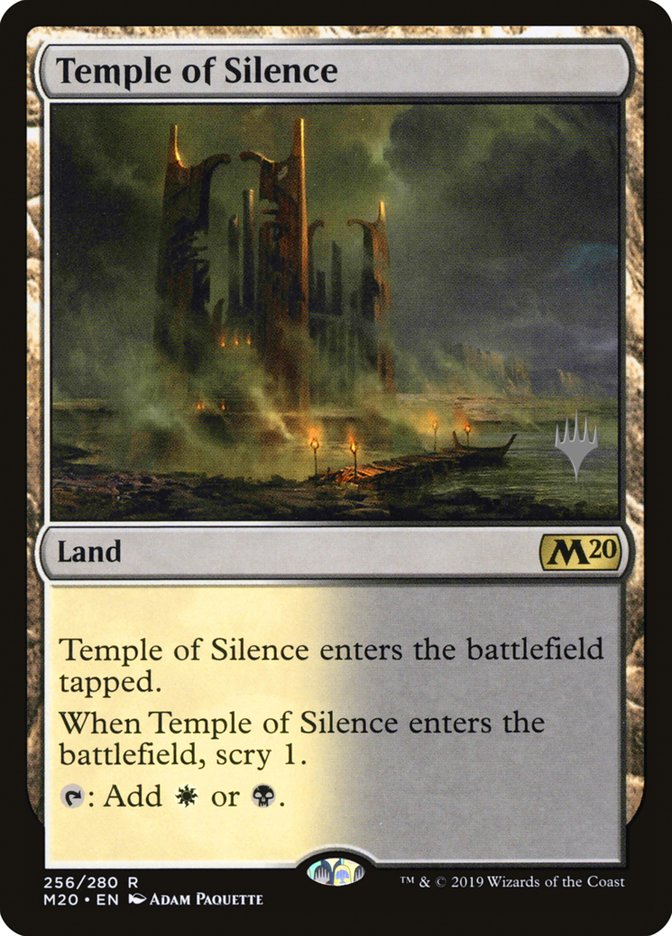 Temple of Silence (Promo Pack) [Core Set 2020 Promos] | Gear Gaming Bentonville