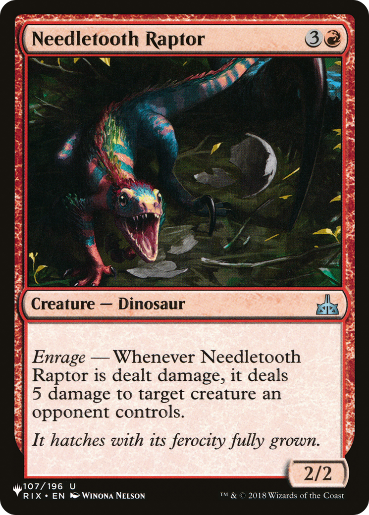 Needletooth Raptor [The List Reprints] | Gear Gaming Bentonville