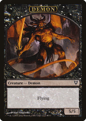 Angel // Demon Double-Sided Token (Oversized) [Open the Helvault] | Gear Gaming Bentonville