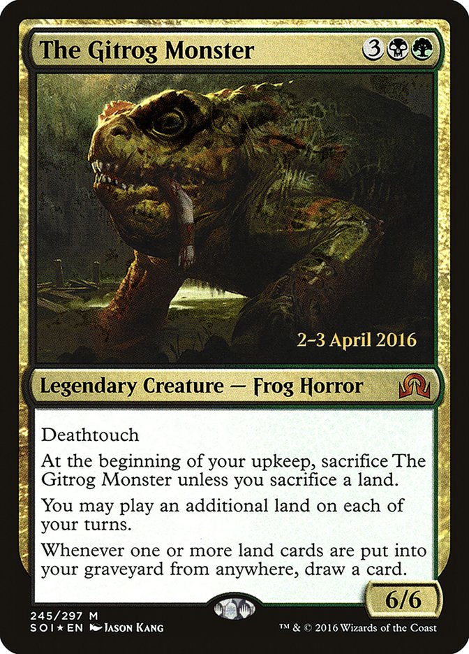 The Gitrog Monster [Shadows over Innistrad Prerelease Promos] | Gear Gaming Bentonville